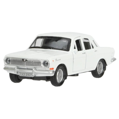 Машинка металлическая ГАЗ-2401 Волга Технопарк 2401-12-WH-WOD 01